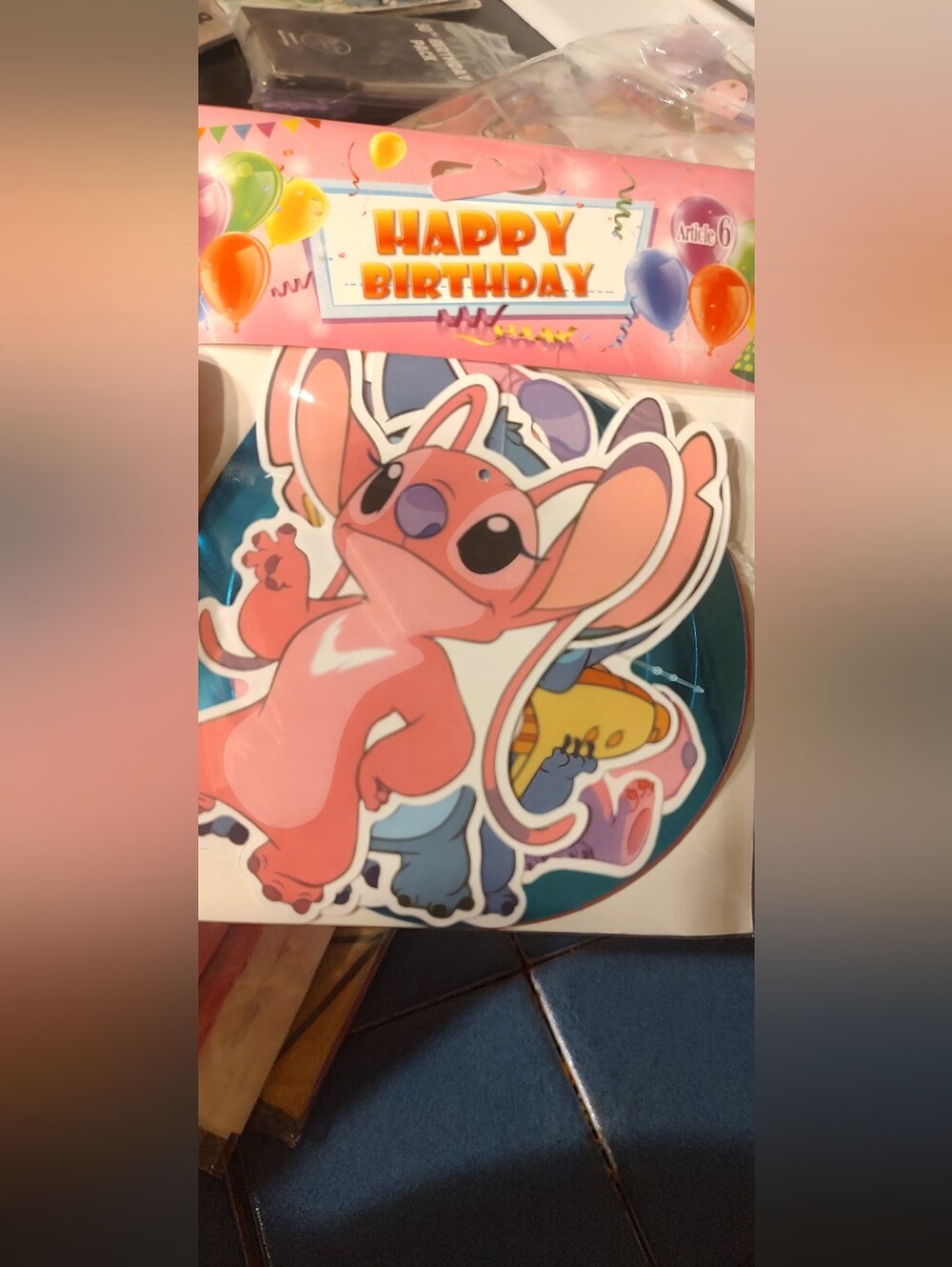 Disney`s Stitch Birthday Party Pack NIP